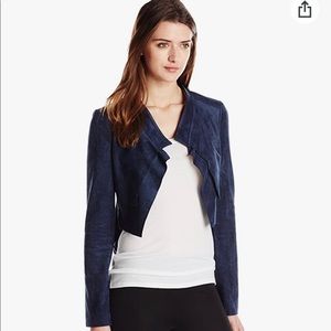 BCBGMAXAZRIA Norton Contrast Back Draped Jacket